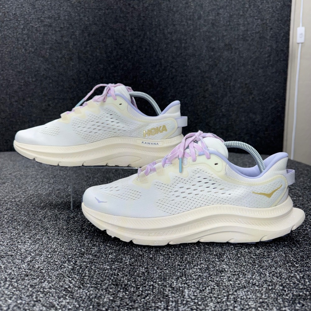 Hoka Kawana 2 FP Movement Running Shoes Womens 10 White Lavender lifestyle